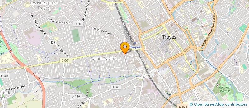 localisation de l'entreprise MADAME DOMINIQUE TASSIN à TROYES