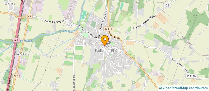 localisation de l'entreprise MADAME DOMINIQUE TER à ETOILE-SUR-RHONE