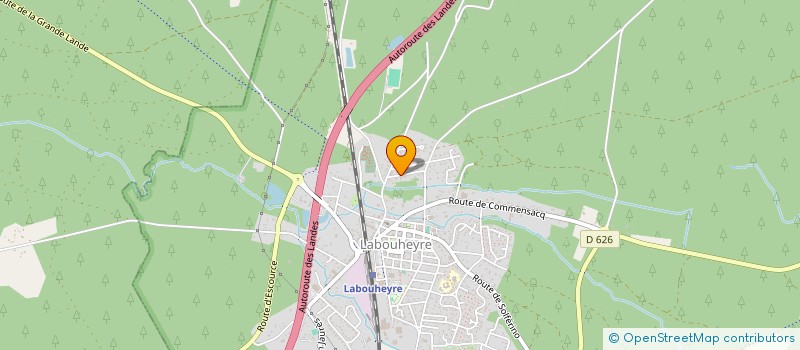 localisation de l'entreprise MADAME DOMINIQUE THALHA  LABOUHEYRE