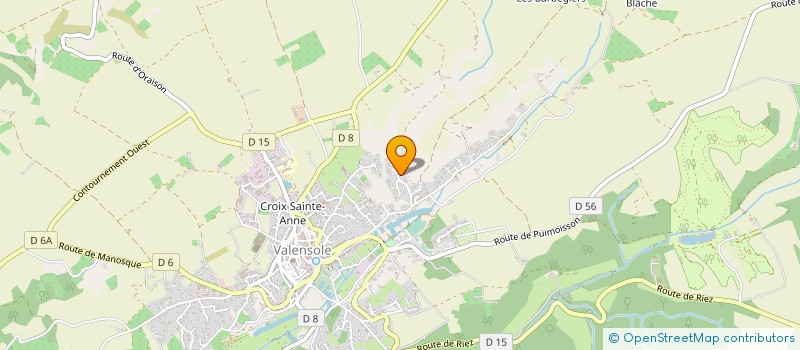 localisation de l'entreprise MADAME DOMINIQUE THIRION  VALENSOLE