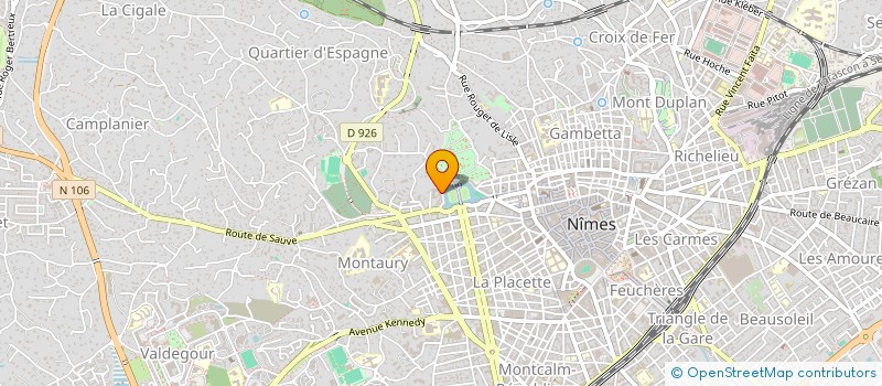 localisation de l'entreprise MADAME DOMINIQUE TOUCHON  NIMES