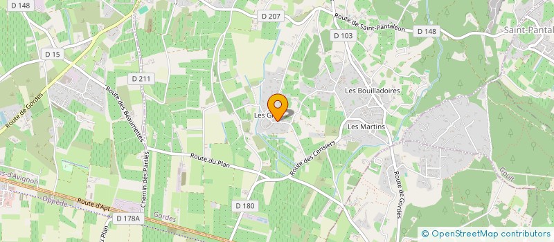 localisation de l'entreprise MADAME DOMINIQUE TOURNAIRE  GORDES