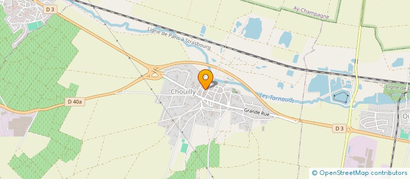 localisation de l'entreprise MADAME DOMINIQUE TOURTE  CHOUILLY