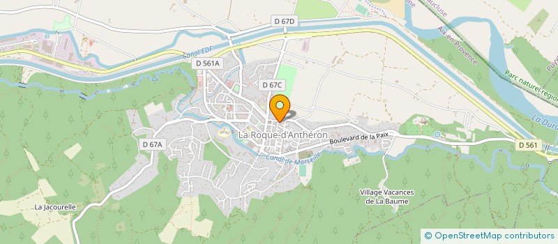 localisation de l'entreprise MADAME DOMINIQUE TRAIT-TREFFANDIER  LA ROQUE D'ANTHERON