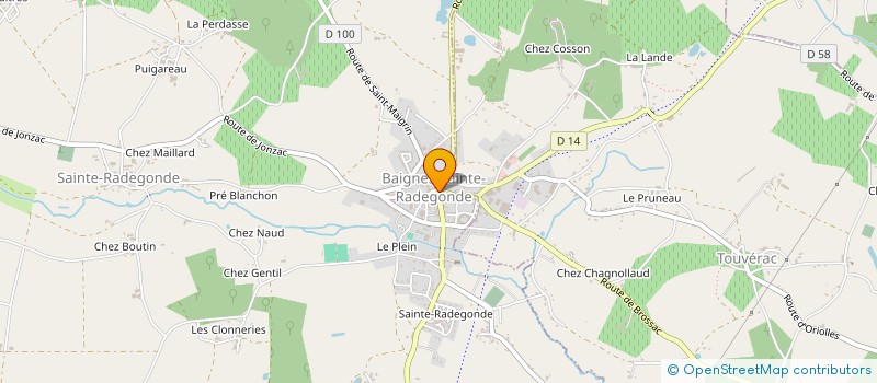 localisation de l'entreprise MADAME DOMINIQUE TRUFFY à BAIGNES-SAINTE-RADEGONDE