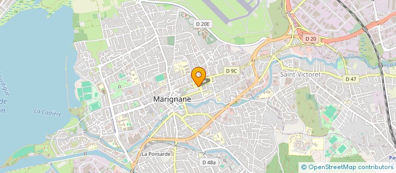 localisation de l'entreprise MADAME DOMINIQUE TRYSTRAM  LE THOLONET