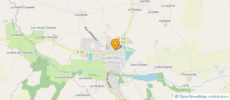 localisation de l'entreprise MADAME DOMINIQUE TURGE  FOUGEROLLES-DU-PLESSIS