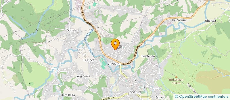 localisation de l'entreprise MADAME DOMINIQUE UHART à SAINT-PEE-SUR-NIVELLE