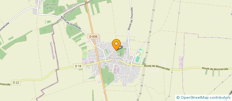 localisation de l'entreprise MADAME DOMINIQUE VACKENBERG  PUSSAY