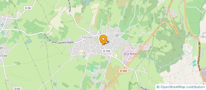 localisation de l'entreprise MADAME DOMINIQUE VALENTINI à TALUYERS