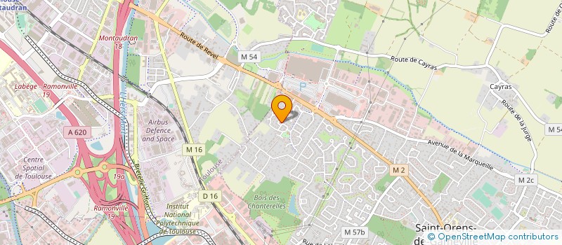 localisation de l'entreprise MADAME DOMINIQUE VALLEE  SAINT-ORENS-DE-GAMEVILLE