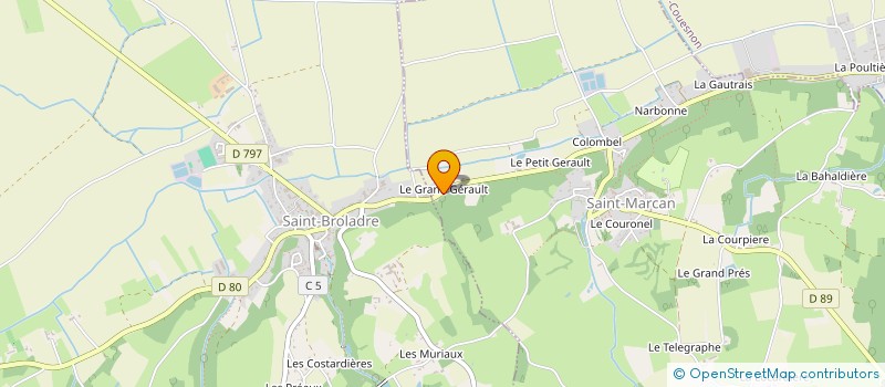 localisation de l'entreprise MADAME DOMINIQUE VALLEY  SAINT-MARCAN