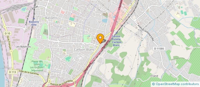 localisation de l'entreprise MADAME DOMINIQUE VALVERDE  CARBON-BLANC