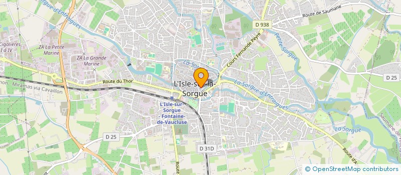 localisation de l'entreprise MADAME DOMINIQUE VANDENHEEDE  L'ISLE-SUR-LA-SORGUE