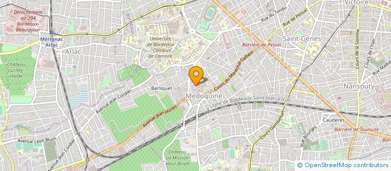localisation de l'entreprise MADAME DOMINIQUE VASSEUR à BORDEAUX
