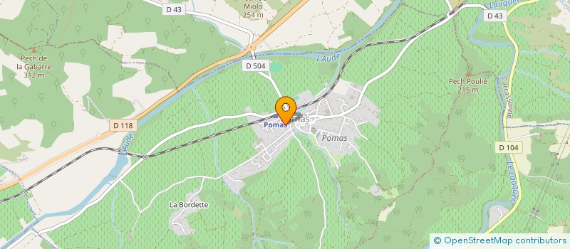 localisation de l'entreprise MADAME DOMINIQUE VASSEUR  POMAS