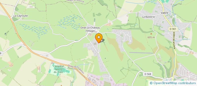 localisation de l'entreprise MADAME DOMINIQUE VAYSSADE  ONET-LE-CHATEAU