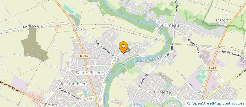 localisation de l'entreprise MADAME DOMINIQUE VEILLON à NIORT