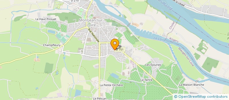 localisation de l'entreprise MADAME DOMINIQUE VERBEKE à MAUGES-SUR-LOIRE