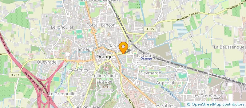 localisation de l'entreprise MADAME DOMINIQUE VERLINDE à ORANGE