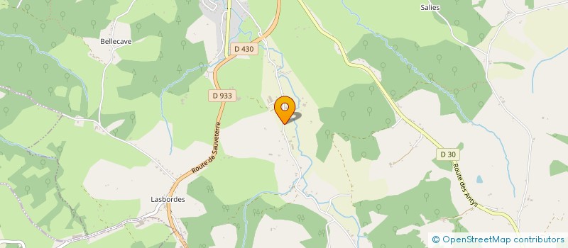 localisation de l'entreprise MADAME DOMINIQUE VERNHET  SALIES-DE-BEARN