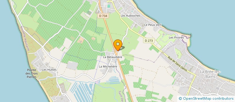 localisation de l'entreprise MADAME DOMINIQUE VETEAU  SAINT-DENIS-D'OLERON