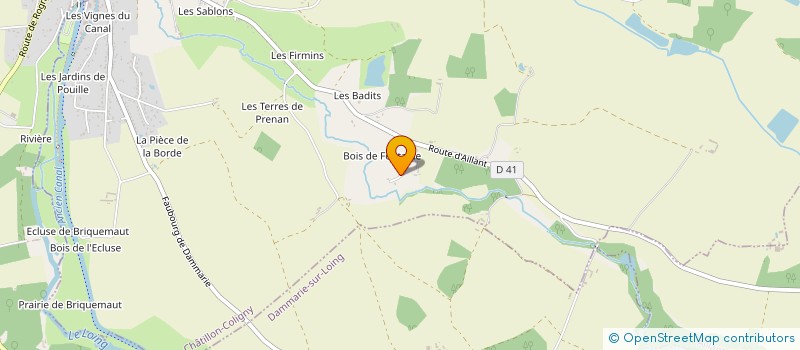 localisation de l'entreprise MADAME DOMINIQUE VEYRENC à CHATILLON-COLIGNY