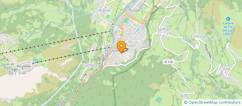 localisation de l'entreprise MADAME DOMINIQUE VIDOU  SAINT-LARY-SOULAN