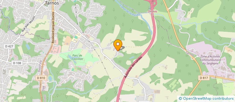 localisation de l'entreprise MADAME DOMINIQUE VIGNES  TARNOS