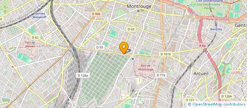 localisation de l'entreprise MADAME DOMINIQUE VIGUERARD à MONTROUGE