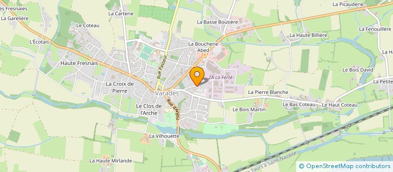 localisation de l'entreprise MADAME DOMINIQUE VINCENT à LOIREAUXENCE