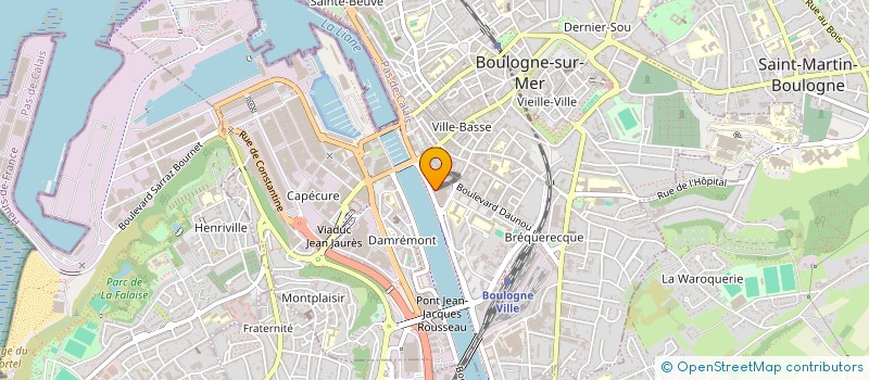 localisation de l'entreprise MADAME DOMINIQUE VINCK  BOULOGNE-SUR-MER