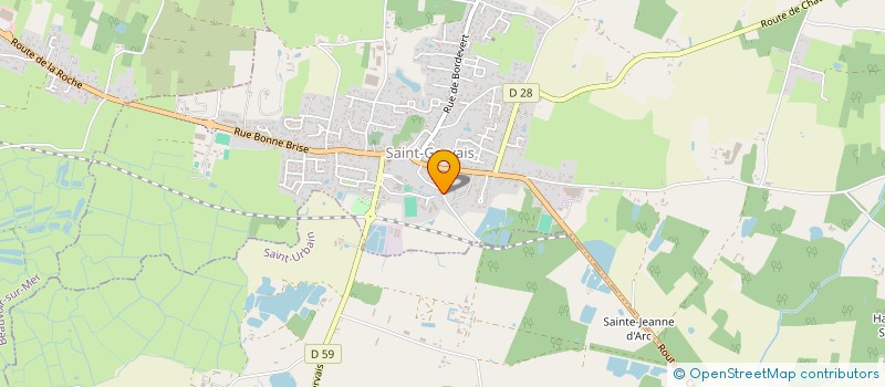 localisation de l'entreprise MADAME DOMINIQUE VIOT  SAINT-GERVAIS