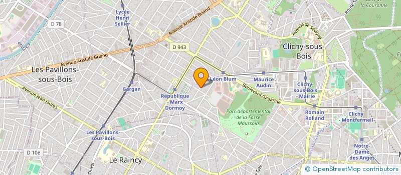 localisation de l'entreprise MADAME DOMINIQUE VURPILLOT à CLICHY-SOUS-BOIS
