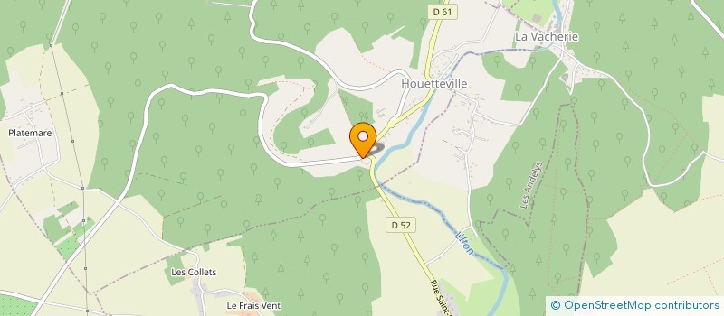 localisation de l'entreprise MADAME DOMINIQUE WALLET  HOUETTEVILLE