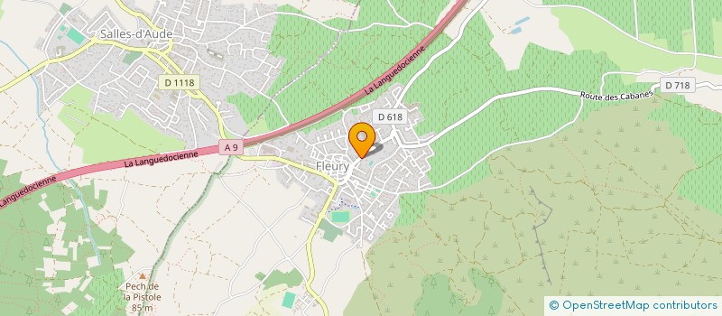 localisation de l'entreprise MADAME DOMINIQUE WEIJDISCH  GRUISSAN