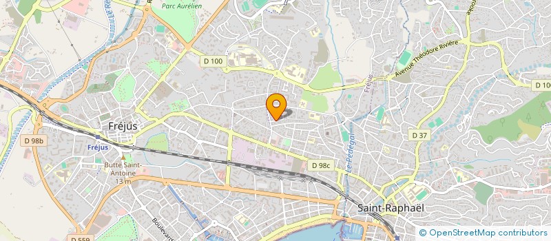 localisation de l'entreprise MADAME DOMINIQUE WINCKE à FREJUS