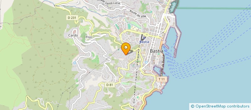 localisation de l'entreprise MADAME DOMINIQUE YENCO à BASTIA