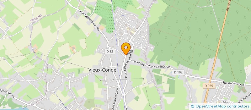 localisation de l'entreprise MADAME DOMINIQUE ZADLO à VIEUX-CONDE