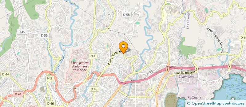 localisation de l'entreprise MADAME DOMINIQUE ZOBDA  FORT-DE-FRANCE