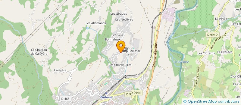 localisation de l'entreprise MADAME DOMINIQUE ZUCCONI  EMBRUN