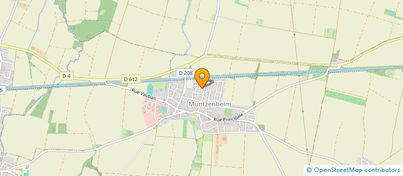 localisation de l'entreprise MADAME DOMINIQUE ZWICKERT  MUNTZENHEIM