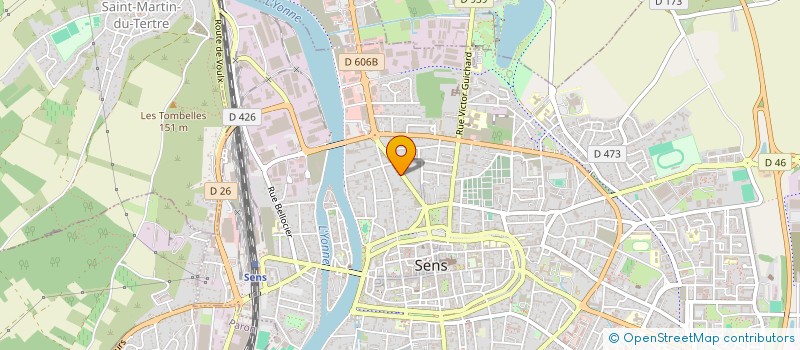 localisation de l'entreprise MADAME DOMITILE CAMPAGNA  SENS