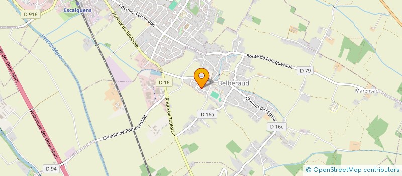 localisation de l'entreprise MADAME DOMITILLE ALAUX  MONTLAUR