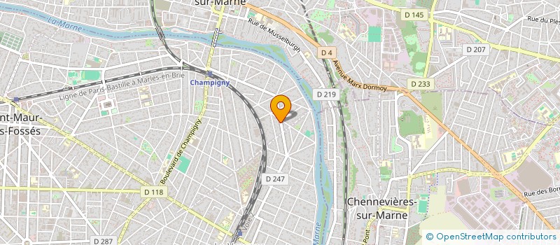 localisation de l'entreprise MADAME DOMITILLE BEY à SAINT-MAUR-DES-FOSSES