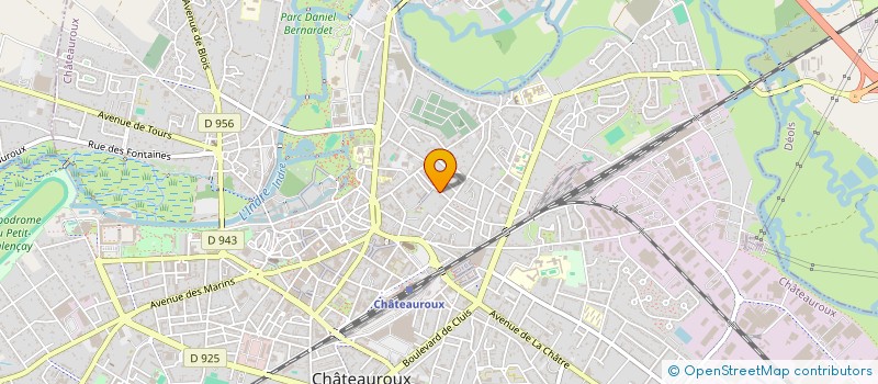 localisation de l'entreprise MADAME DOMITILLE BOUREAUD à CHATEAUROUX