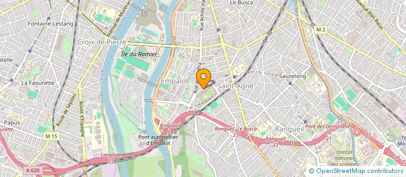 localisation de l'entreprise MADAME DOMITILLE CRETE  TOULOUSE