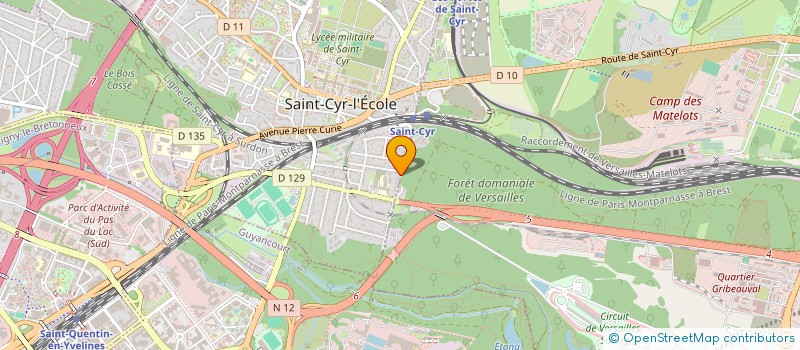 localisation de l'entreprise MADAME DOMITILLE DU MOULINET D'HARDEMARE à SAINT-CYR-L'ECOLE