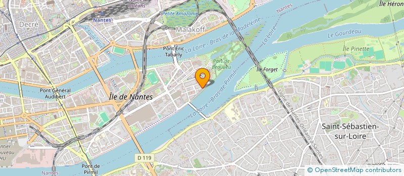 localisation de l'entreprise MADAME DOMITILLE DUBERN à NANTES
