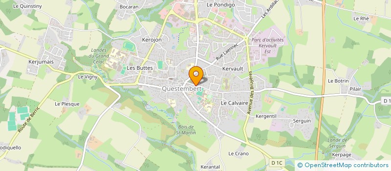 localisation de l'entreprise MADAME DOMITILLE GARNIER  LARRE